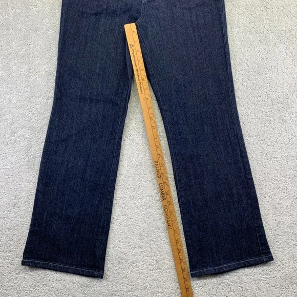 Salt Works NYCE Jeans‎ Womens 4P Med Rise Bootcut Dark Wash Denim 27x27 Actual - Picture 10 of 14